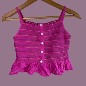 Amy Byer Crop Stretchy Tank